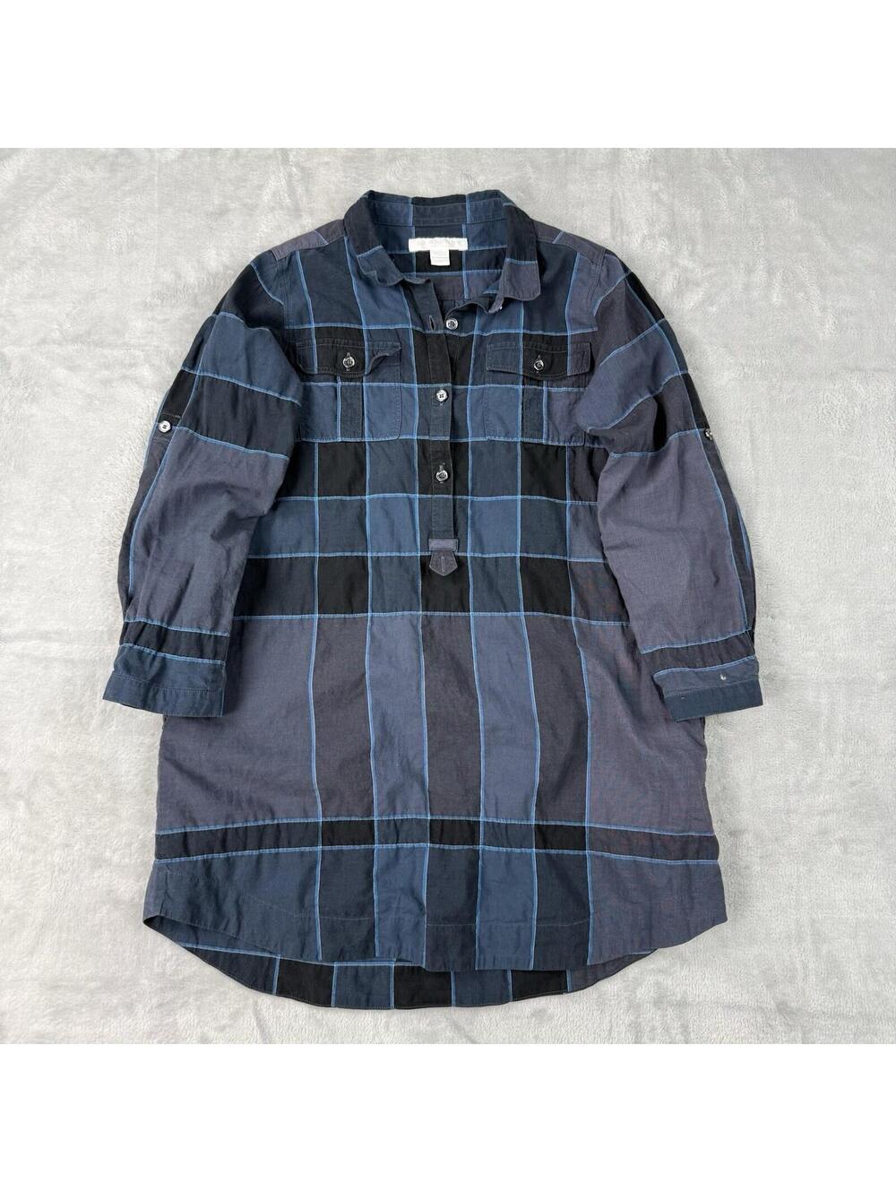 Burberry Children Nova Check Plaid Ruffle Dress Size 7Y 122cm Long Sleeve Luxury